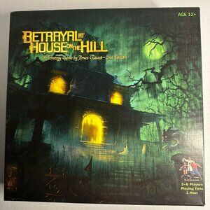 Betrayal At House on the Hill Board Game 2nd Ed. Avalon Hill 2010 - Complete
